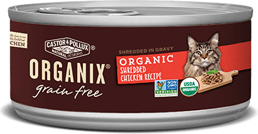 Castor & Pollux Organix Grain Free Organic Shredded Chicken Recipe
